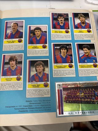 Álbum Fútbol 87 Panini 1ª División