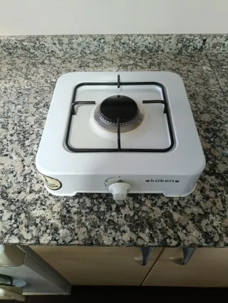 Hornillo de gas Kuken blanco