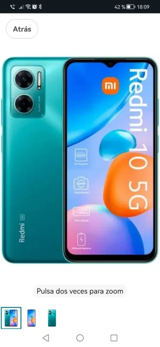 Xiaomi Redmi 10 5G 128GB Verde