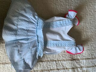 Vestido Gitana Azul y Rosa