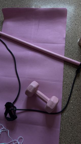 Set de gimnasio en casa