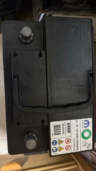 Batería Exide L2 EF 12V 60Ah 640A