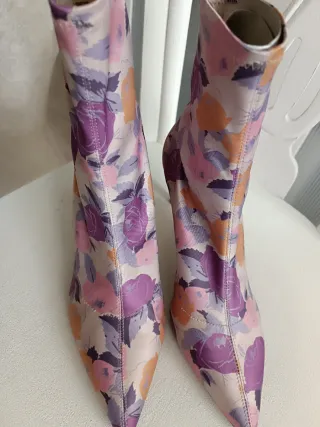 Botines Massimo Dutti florales