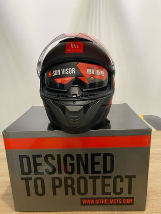 Casco moto integral mt thunder 4sv