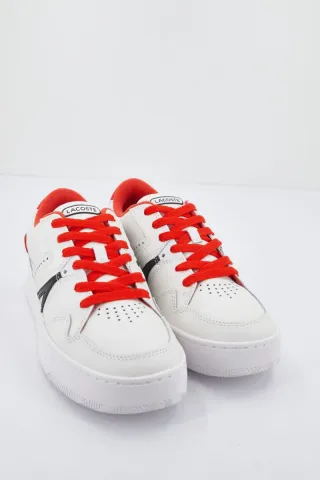 Zapatillas Lacoste Hombre Blancas y Rojas