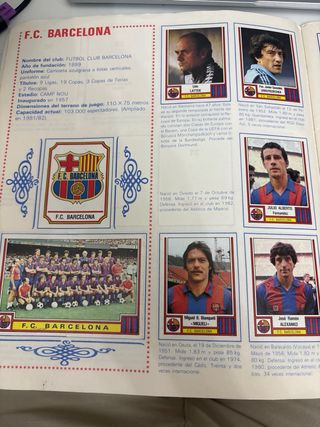 Álbum Fútbol 83 1ª y 2ª División