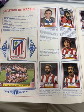 Álbum Fútbol 83 1ª y 2ª División