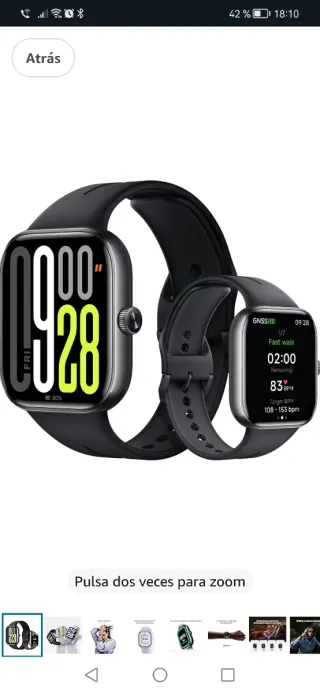 Xiaomi Redmi Watch 5 Negro/Plateado