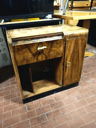 Mobile bar giradischi vintage in legno