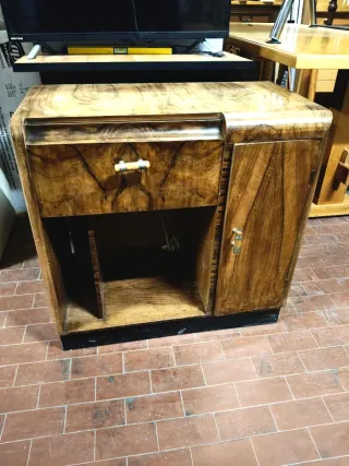 Mobile bar giradischi vintage in legno