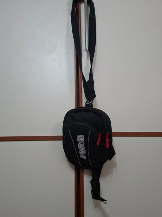 Giacca moto e marsupio