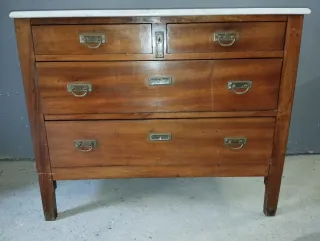 Cómoda Modernista 40s Madera y Mármol