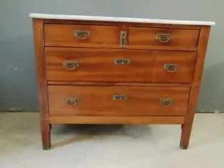 Cómoda Modernista 40s Madera y Mármol