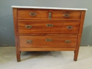 Cómoda Modernista 40s Madera y Mármol