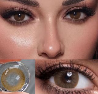 Lentillas Marrones Naturales