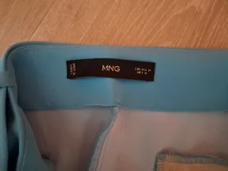 Conjunto Blusa y Falda Azul Mango