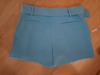 Conjunto Blusa y Falda Azul Mango