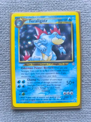 Carta Pokémon Feraligatr NG 4/111 Neo Genesis🇬🇧