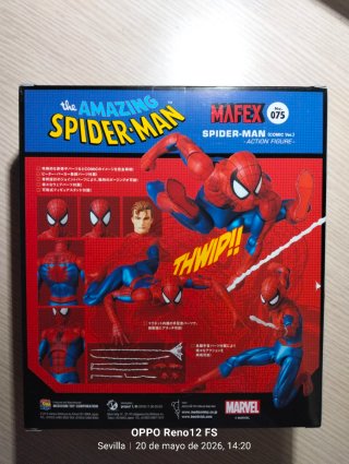 MAFEX N075 Spider-Man. Version comic