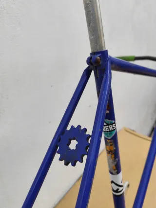 Cuadro Fixie Azul