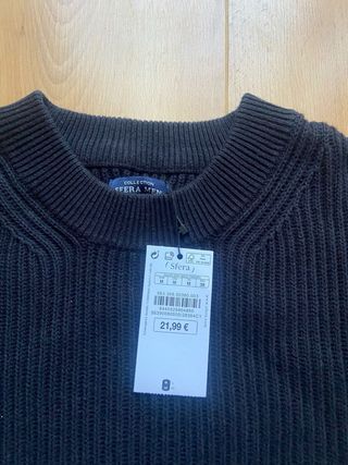Chaleco punto Sfera Negro Talla M