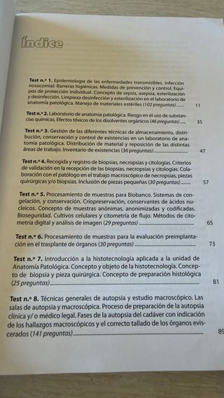 Libros de oposiciones técnico anatomía patológica