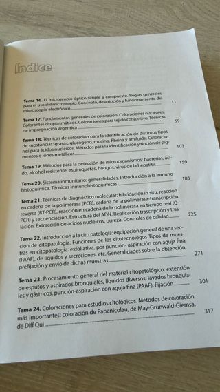 Libros de oposiciones técnico anatomía patológica