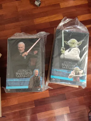 Hot Toys Star Wars Yoda y Conde Dooku Duelo