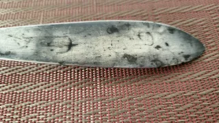 Cucharón de plata antiguo