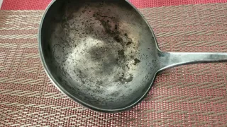 Cucharón de plata antiguo