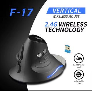Ratón Vertical Zelotes Negro F17 Gaming