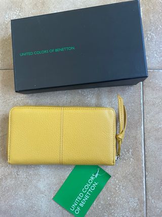 Monedero United Colors of Benetton amarillo