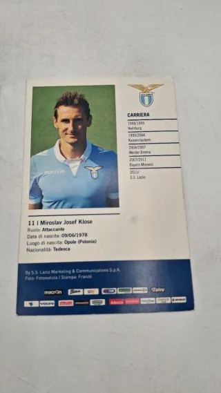 Lotto 4 cartoline autografate Lazio