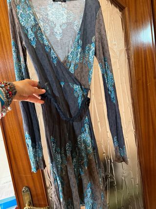 Abitino Patrizia Pepe fantasia blu e grigio