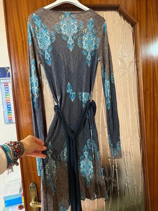 Abitino Patrizia Pepe fantasia blu e grigio