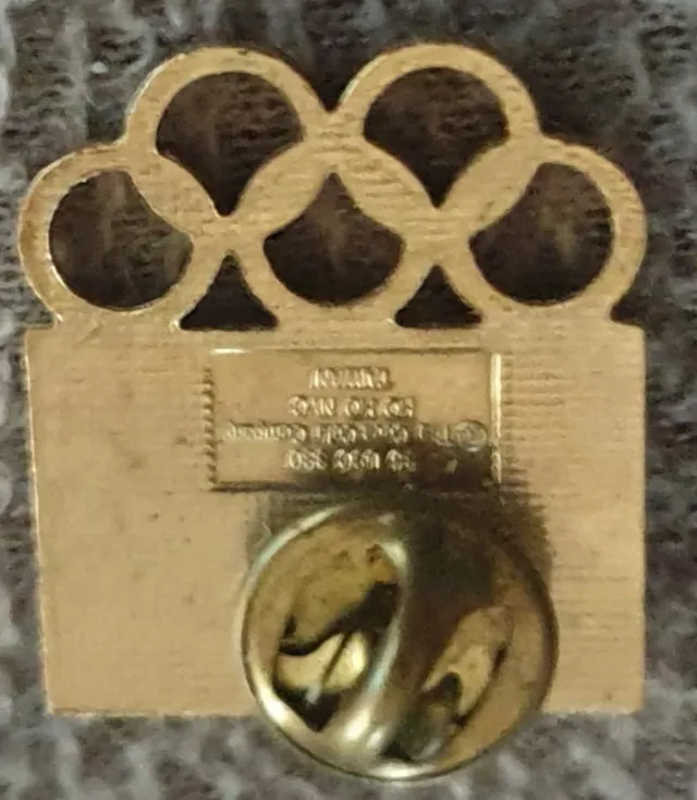 Pin Coca Cola con aros olímpicos vintage