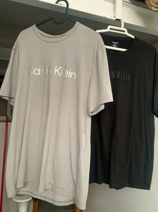 Calvin Klein Camisetas M (Negro/Gris)