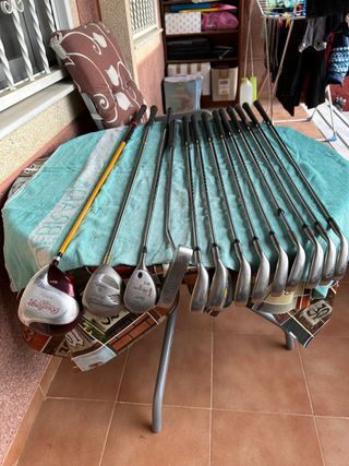 Borsa da golf con bastoni