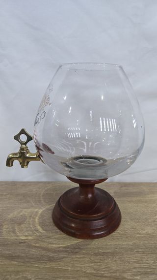 Copa COGNAC dispensador vintage