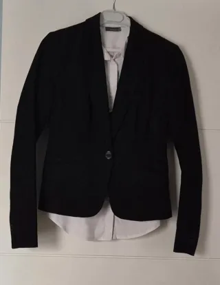 Conjunto Americana, Chaleco y Blusa Talla 36