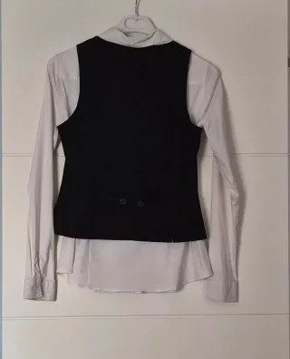 Conjunto Americana, Chaleco y Blusa Talla 36