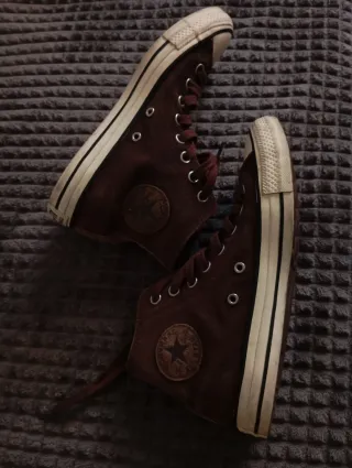 Zapatillas Converse Marrones Terciopelo Talla 40