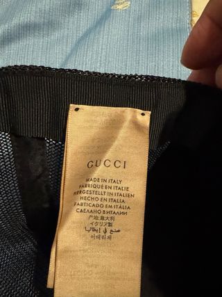 Gorra Gucci Negra GG Monogram