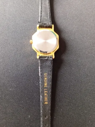 Orologio vintage anni 90 oro e nero