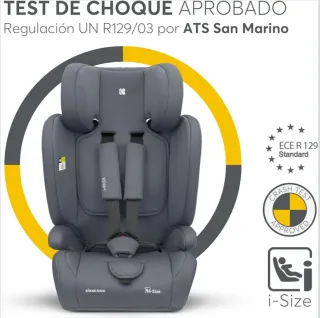 KikkaBoo i-Pass I-SIZE Silla de coche Elevador
