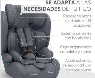 KikkaBoo i-Pass I-SIZE Silla de coche Elevador