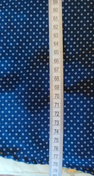 Camisa Italiana Manga Larga Azul Talla XXL