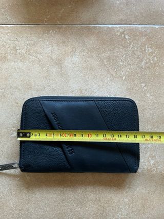 Monedero Slang Piel Negro