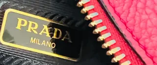 Borsa Prada vera pelle fucsia