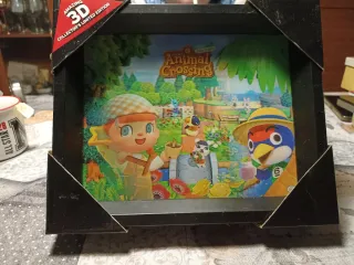 Cuadro 3D Animal Crossing Nintendo